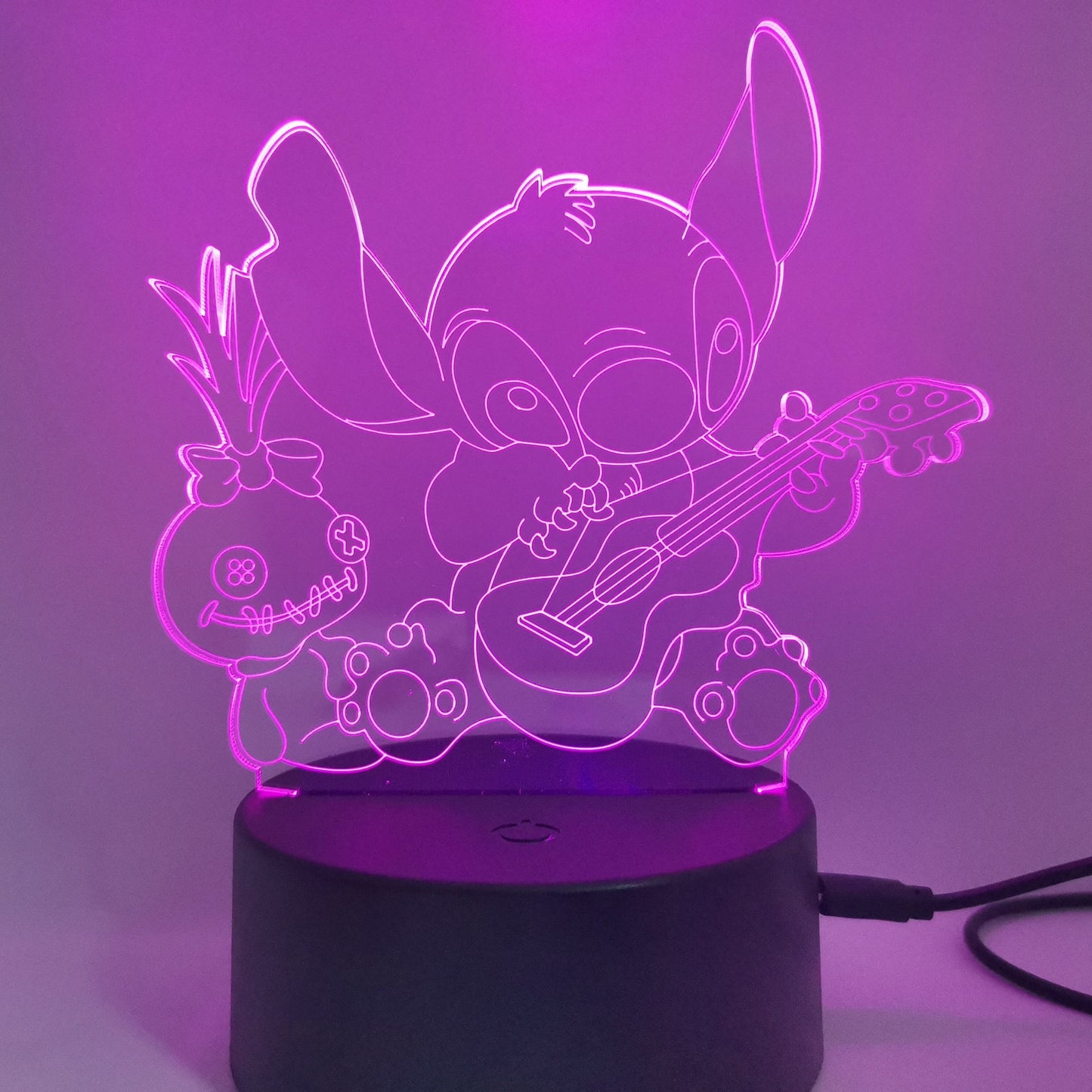 Luminária 3D - Roblox - Yoda - Stitch